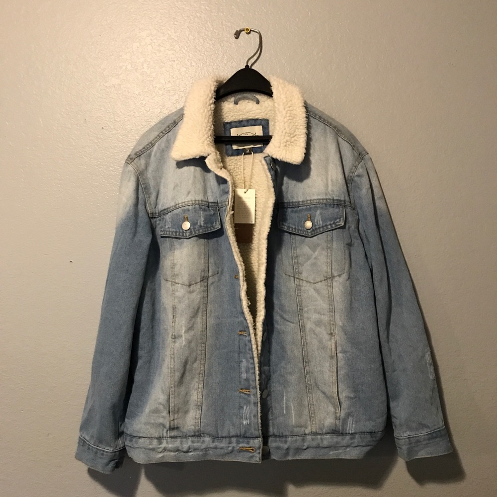 Jean Jacket Sherpa Lined